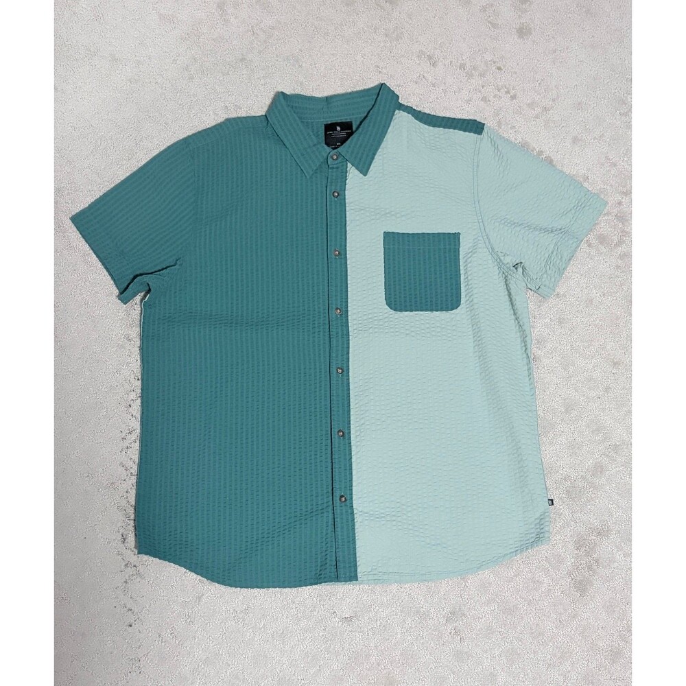 Junk Food Clothing Two Tone Button Up